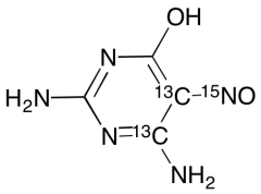 2,6-Diamino-4-hydroxy-5-nitrosopyrimidine-13C2,15N
