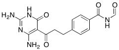 4-(3-(2,4-Diamino-6-oxo-1,6-dihydropyrimidin-5-yl)-3-oxopropyl)-N-formylbenzamide