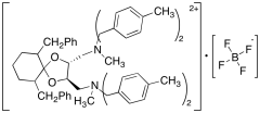 6,10-Dibenzyl-N,N'-dimethyl-N,N,N',N'-tetrakis(4-methylbenzyl)-1,4-dioxaspiro[4.5]decane-(