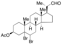 (3&beta;,20S)-5,6-Dibromo-20-formyl-3-hydroxy-5-pregnene 3-O-Acetate