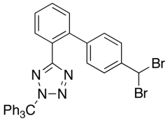 5-[4'-(Dibromomethyl)[1,1'-biphenyl]-2-yl]-2-(triphenylmethyl)-2H-tetrazole