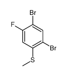 2,4-Dibromo-5-fluorothioanisole