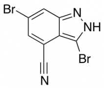3,6-Dibromo-4-cyano(1H)indazole