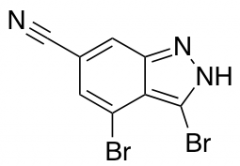 3,4-Dibromo-6-cyano(1H)Indazole