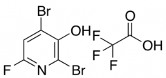 2,4-dibromo-6-fluoropyridin-3-ol trifluoroacetic acid