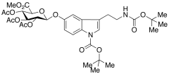 N,N-Di-(tert-Butyloxycarbonyl) Serotonin 2,3,4-tri-O-Acetyl-&beta;-D-glucuronide Methy