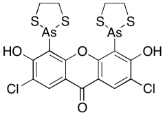 2,7-Dichloro-4,5-bis(1,3,2-dithiarsolan-2-yl)-3,6-dihydroxy-9H-xanthen-9-one