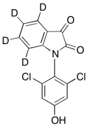 1-(2,6-Dichloro-4-hydroxyphenyl)indoline-2,3-dione-d4