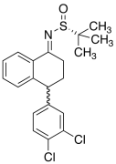 N-[4-(3,4-Dichlorophenyl)-3,4-dihydro-1(2H)-naphthalenylidene]-2-methyl-2-propanesulfinami
