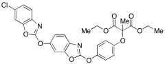 Diethyl 2-(4-((6-((6-Chlorobenzo[d]oxazol-2-yl)oxy)benzo[d]oxazol-2-yl)oxy)phenoxy)-2-meth