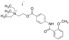 N,N-Diethyl-2-((4-(2-methoxybenzamido)benzoyl)oxy)-N-methylethanaminium Iodide