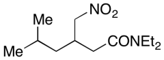 N,N-Diethyl-5-methyl-3-(nitromethyl)hexanamide