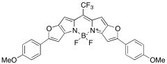 (T-4)-Difluoro[2-(4-methoxyphenyl)-5-[2,2,2-trifluoro-1-[2-(4-methoxyphenyl)-5H-furo[3,2-b