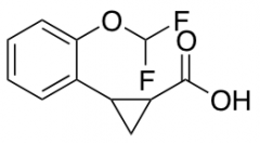 2-[2-(Difluoromethoxy)phenyl]cyclopropane-1-carboxylic Acid