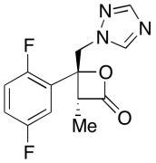 (3R,4R)-4-(2,5-Difluorophenyl)-3-methyl-4-(1H-1,2,4-triazol-1-ylmethyl)-2-oxetanone