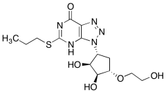 3-[(1R,2S,3S,4S)-2,3-Dihydroxy-4-(2-hydroxyethoxy)cyclopentyl]-3,6-dihydro-5-(propylthio)-