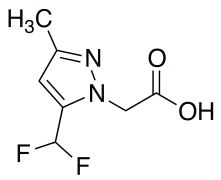 [5-(Difluoromethyl)-3-methyl-1h-pyrazol-1-yl]acetic acid