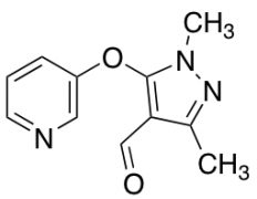 1,3-Dimethyl-5-(pyridin-3-yloxy)-1H-pyrazole-4-carbaldehyde