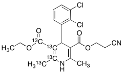 1,4-Dihydro-2,6-dimethyl-3-(2-cyanoethoxycarbonyl)-5-ethoxycarbonyl-4-(2,3-dichlorophenyl)