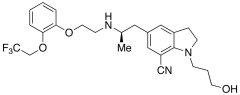 2,3-Dihydro-1-(3-hydroxypropyl)-5-[(2R)-2-[[2-[2-(2,2,2-trifluoroethoxy)phenoxy]ethyl]amin