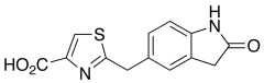2-[(2,3-Dihydro-2-oxo-1H-indol-5-yl)methyl]-4-thiazolecarboxylic Acid