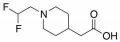 [1-(2,2-Difluoroethyl)piperidin-4-yl]acetic Acid