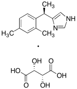 4-(1-(2,4-Dimethylphenyl)ethyl)-1H-imidazole L(+)-Tartaric Acid