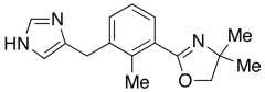 4,5-Dihydro-2-[2-methyl-3-(1H-imidazol-5-ylmethyl)phenyl]-4,4-dimethyl-oxazole