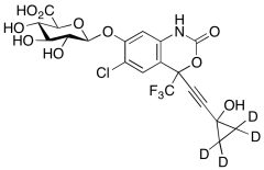 rac 7,14-Dihydroxy Efavirenz 7-O-&beta;-D-Glucuronide-d4