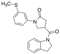 4-(2,3-Dihydro-1H-indole-1-carbonyl)-1-[3-(methylsulfanyl)phenyl]pyrrolidin-2-one