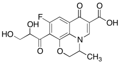10-(2,3-Dihydroxy-1-oxopropyl)-9-fluoro-2,3-dihydro-3-methyl-7-oxo-7H-pyrido[1,2,3-de]-1,4