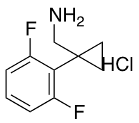 [1-(2,6-difluorophenyl)cyclopropyl]methanamine hydrochloride