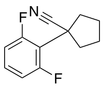 1-(2,6-difluorophenyl)cyclopentane-1-carbonitrile
