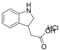 2-(2,3-dihydro-1H-indol-3-yl)acetic acid hydrochloride