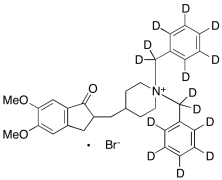 4-[(2,3-Dihydro-5,6-dimethoxy-1-oxo-1H-inden-2-yl)methyl]-1,1-bis(phenylmethyl)piperidiniu
