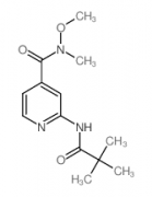 2-(2,2-Dimethyl-propionylamino)-n-methoxy-n-methyl-isonicotinamide