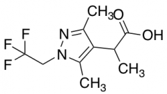 2-[3,5-dimethyl-1-(2,2,2-trifluoroethyl)-1H-pyrazol-4-yl]propanoic acid