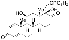 (11&beta;)-11,17aS-Dihydroxy-17aS-[(phosphonooxy)methyl]-D-homoandrosta-1,4-diene-3,17