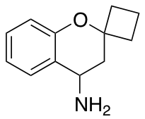 3,4-dihydrospiro[1-benzopyran-2,1'-cyclobutane]-4-amine