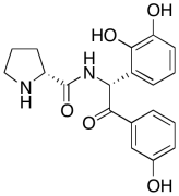 (R)-N-[(R)-1-(2,3-Dihydroxyphenyl)-2-(3-hydroxyphenyl)-2-oxoethyl]pyrrolidine-2-carboxamid