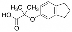 2-(2,3-dihydro-1H-inden-5-yloxy)-2-methylpropanoic Acid