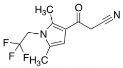 3-[2,5-Dimethyl-1-(2,2,2-trifluoroethyl)-1H-pyrrol-3-yl]-3-oxopropanenitrile