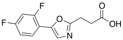 3-[5-(2,4-Difluorophenyl)-1,3-oxazol-2-yl]propanoic Acid