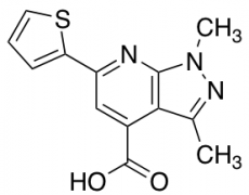1,3-Dimethyl-6-thien-2-yl-1H-pyrazolo[3,4-b]pyridine-4-carboxylic Acid