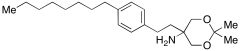 2,2-Dimethyl-5-[2-(4-octylphenyl)ethyl]-1,3-dioxan-5-amine