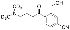 4-[4-(Dimethylamino)-1-oxobutyl]-3-(hydroxymethyl)benzonitrile-D6
