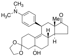 (5&alpha;,11&beta;)-11-[4-(Dimethylamino)phenyl]-5-hydroxy-estr-9-ene-3,17-dione C