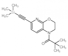2,2-Dimethyl-1-(6-((trimethylsilyl)ethynyl)-2,3-dihydro-1h-pyrido[2,3-b][1,4]oxazin-1-yl)p