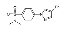 N,N-Dimethyl 4-(4-bromopyrazol-1-yl)benzenesulfonamide