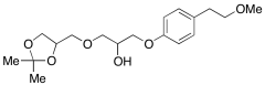1-[(2,2-Dimethyl-1,3-dioxolan-4-yl)methoxy]-3-[4-(2-methoxyethyl)phenoxy]-2-propanol